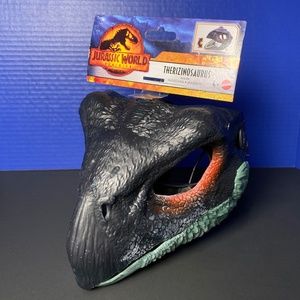 Jurassic World Dominion Therizinosaurus Mask with moving jaw.